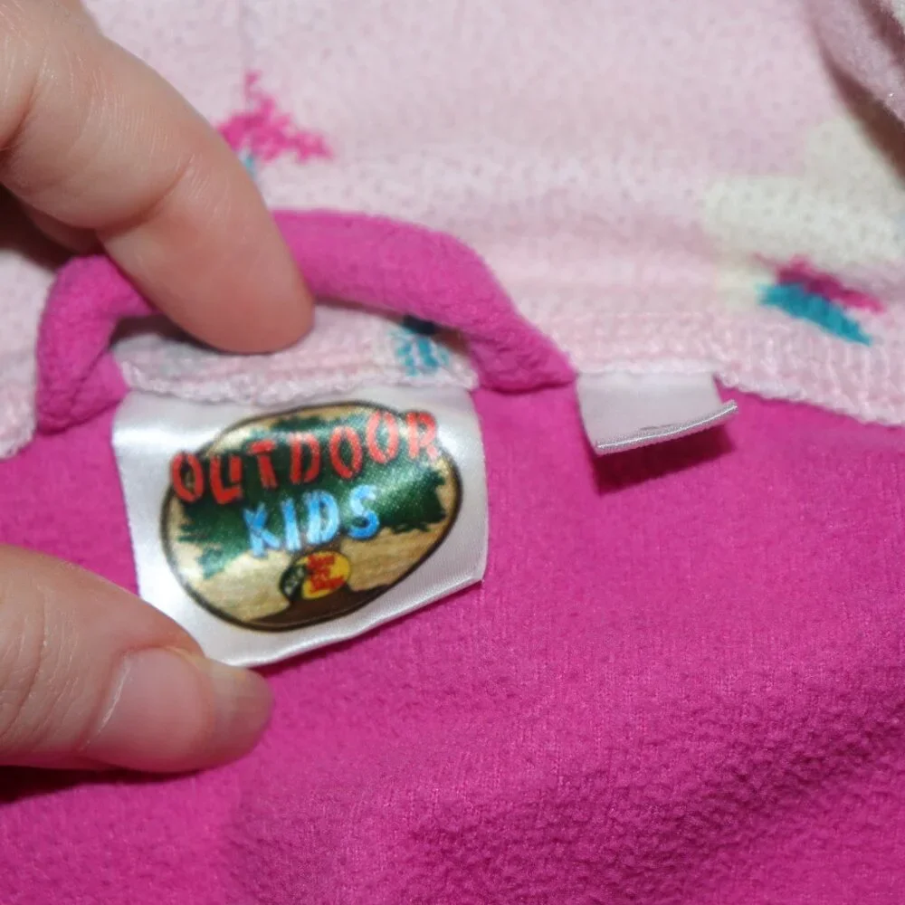 🌈🛁 Outdoor Kids Fleece Robe – 3T · Pink · Starry Lining – Bass Pro Shops
